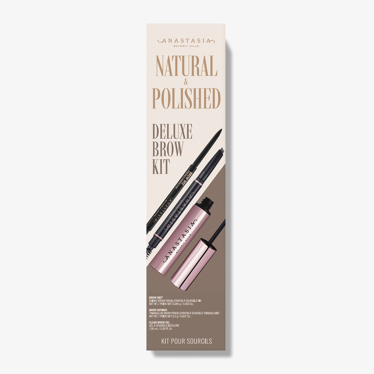 Natural & Polished Deluxe Brow Kit - Ebony